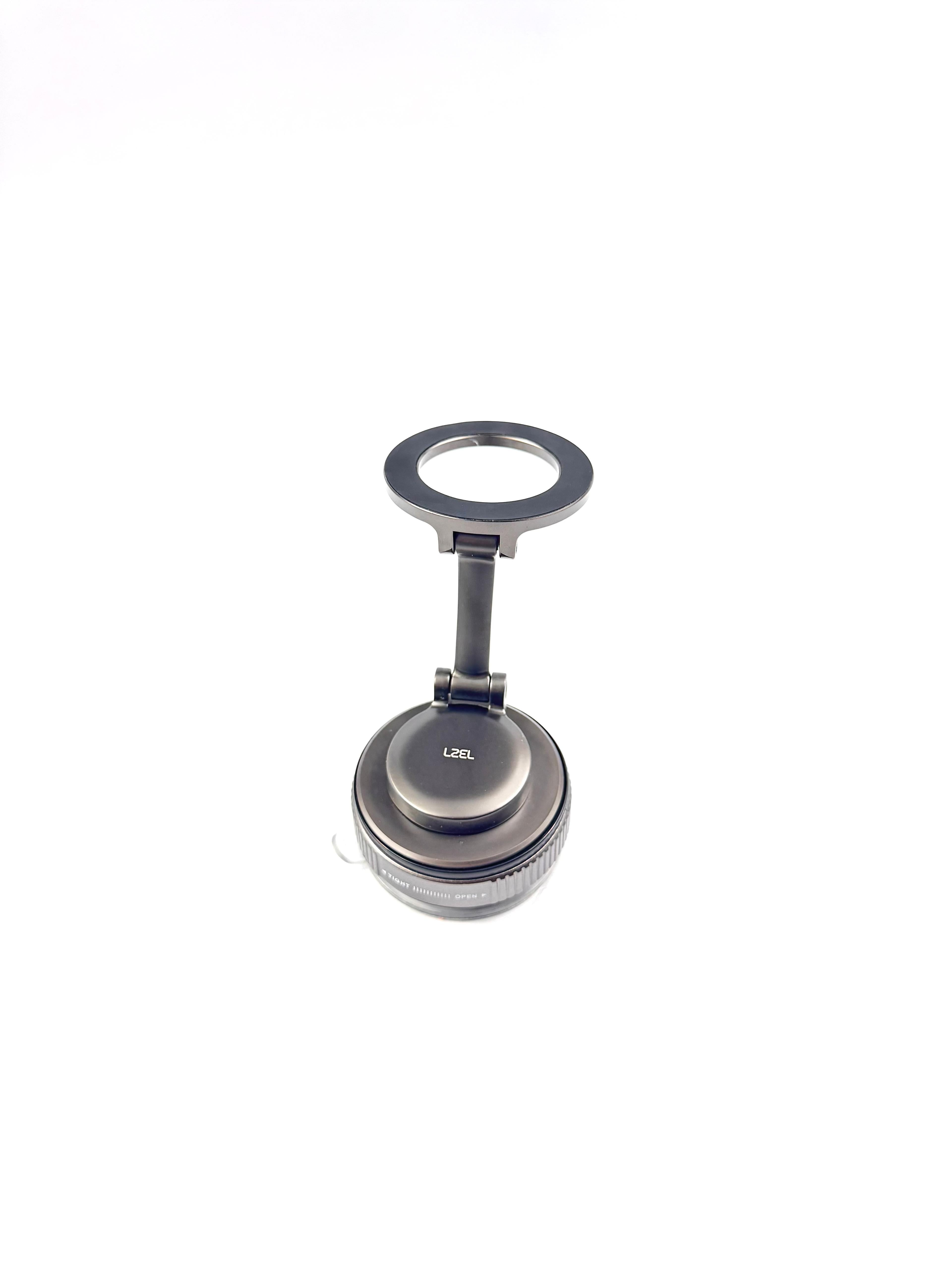 حامل هاتف Magvortex Flex من ليزل بالشفط المغناطيسي والفراغي | أسود حامل هاتف Magvortex Flex من ليزل بالشفط المغناطيسي والفراغي | أسود